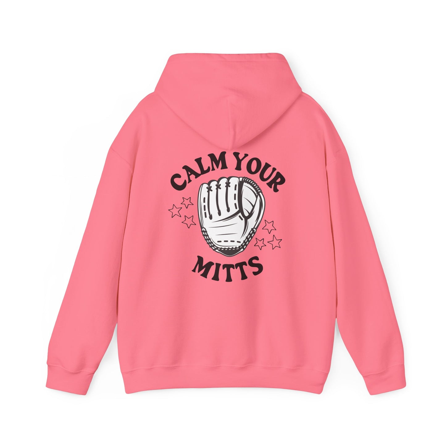 Calm Your Mitts Baseball Hooded Sweatshirt: The Perfect Blend of Fun and Comfort