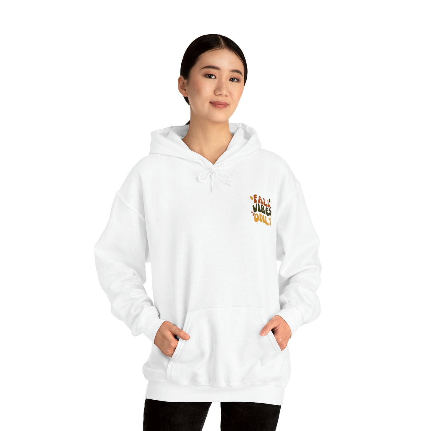 Fall Vibes Only Hooded Sweatshirt - Fall and Halloween