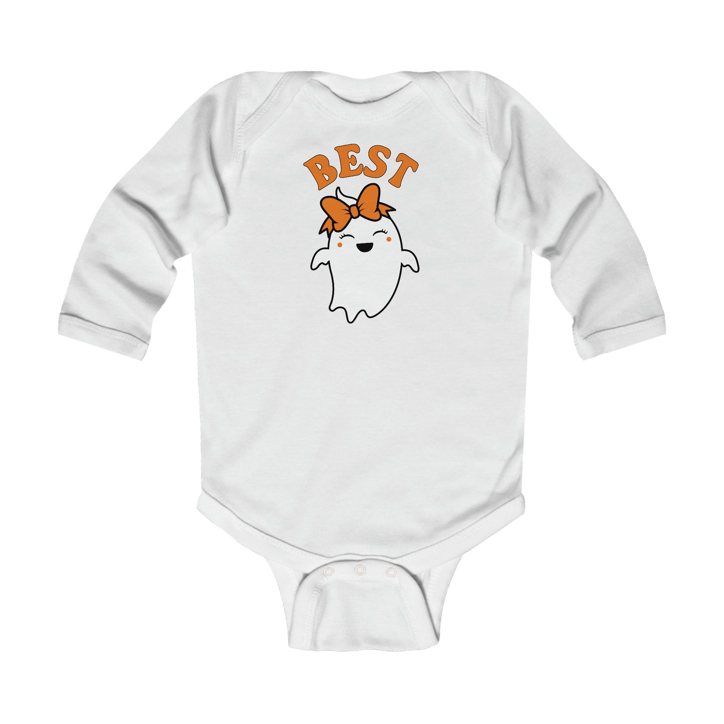 Best Boos Halloween T-Shirt Set for Besties - Infant Long Sleeve Bodysuit - BEST