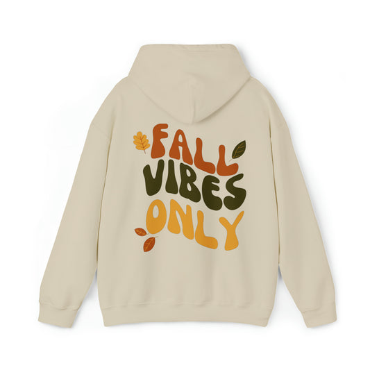 Fall Vibes Only Hooded Sweatshirt - Fall and Halloween