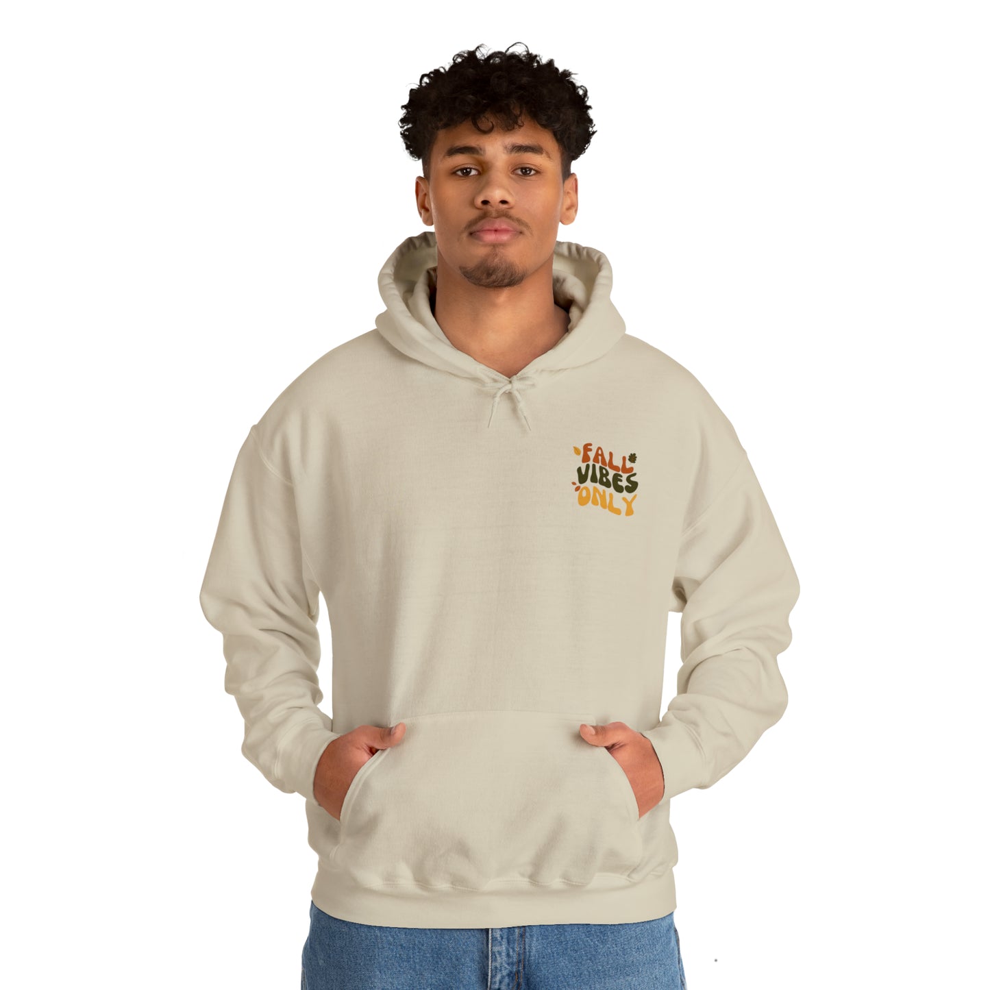 Fall Vibes Only Hooded Sweatshirt - Fall and Halloween