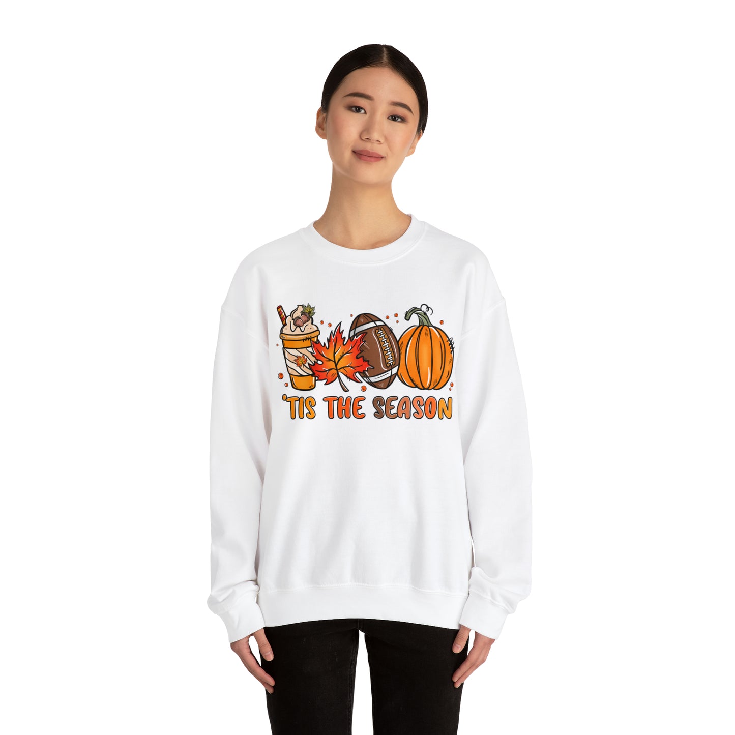 Tis the Season - Fall-Themed Crewneck Sweatshirt