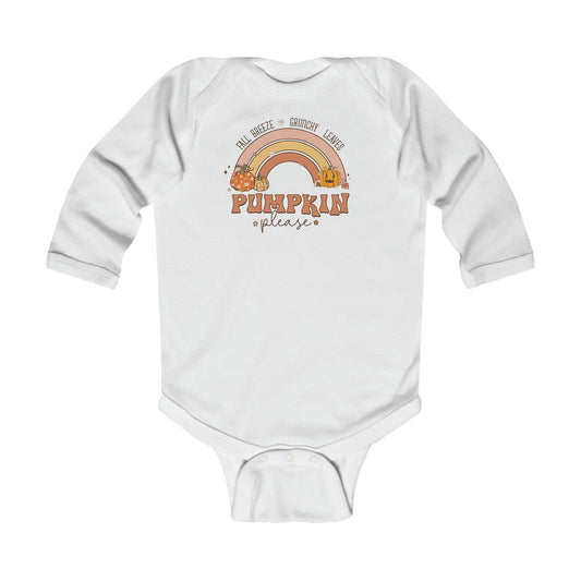 Pumpkin Please  - Infant Long Sleeve Bodysuit