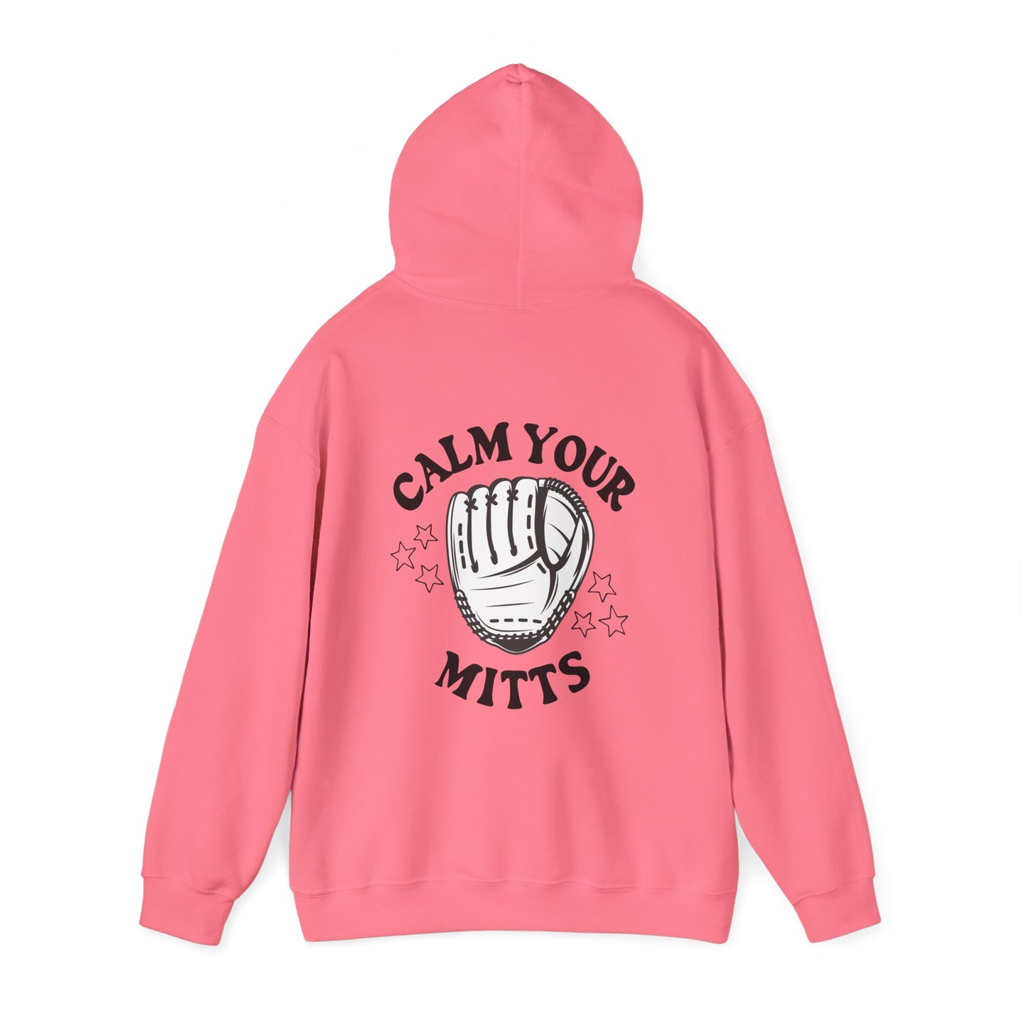 Calm Your Mitts Baseball Hooded Sweatshirt: The Perfect Blend of Fun and Comfort