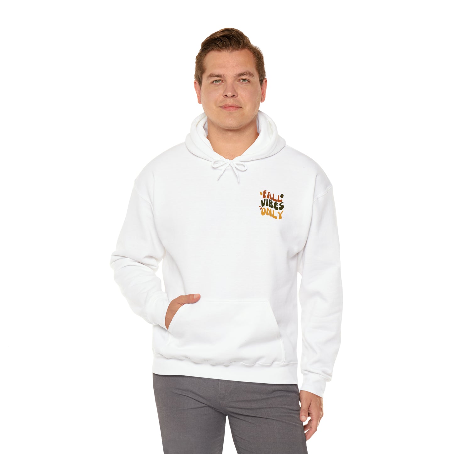 Fall Vibes Only Hooded Sweatshirt - Fall and Halloween