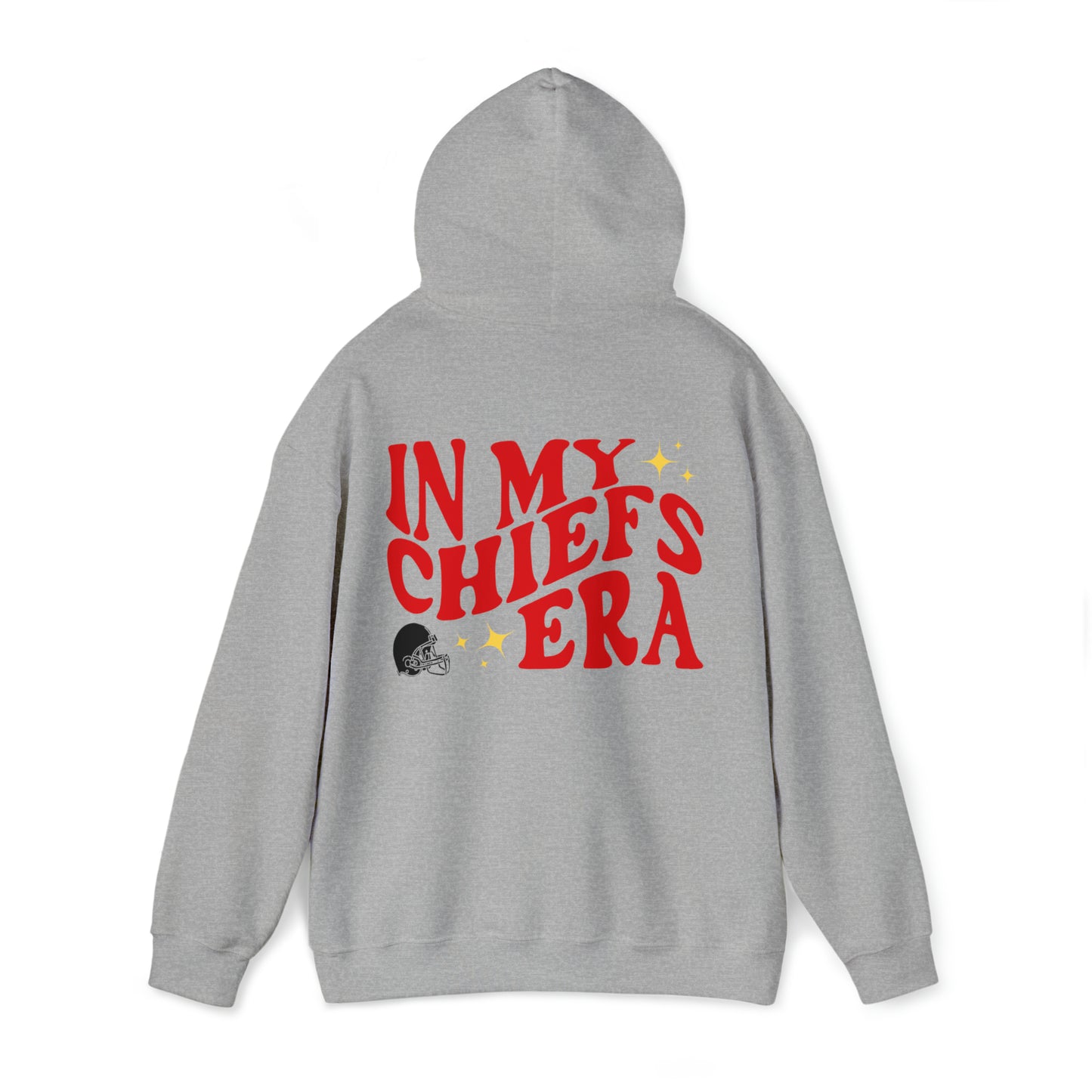 In My Chiefs Era - Football Fan Hooded Sweatshirt - Travis Kelce/Taylor Swift