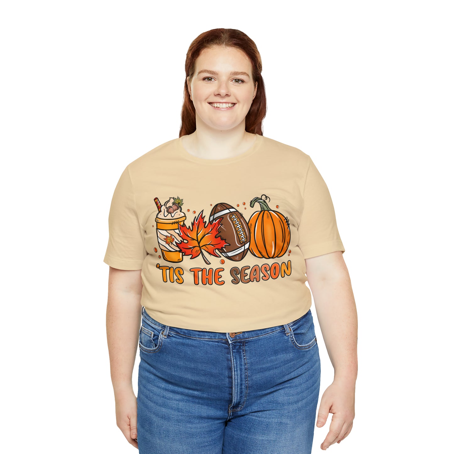 Tis the Season (For Football) T-Shirt - Cozy Autumn Vibes Tee