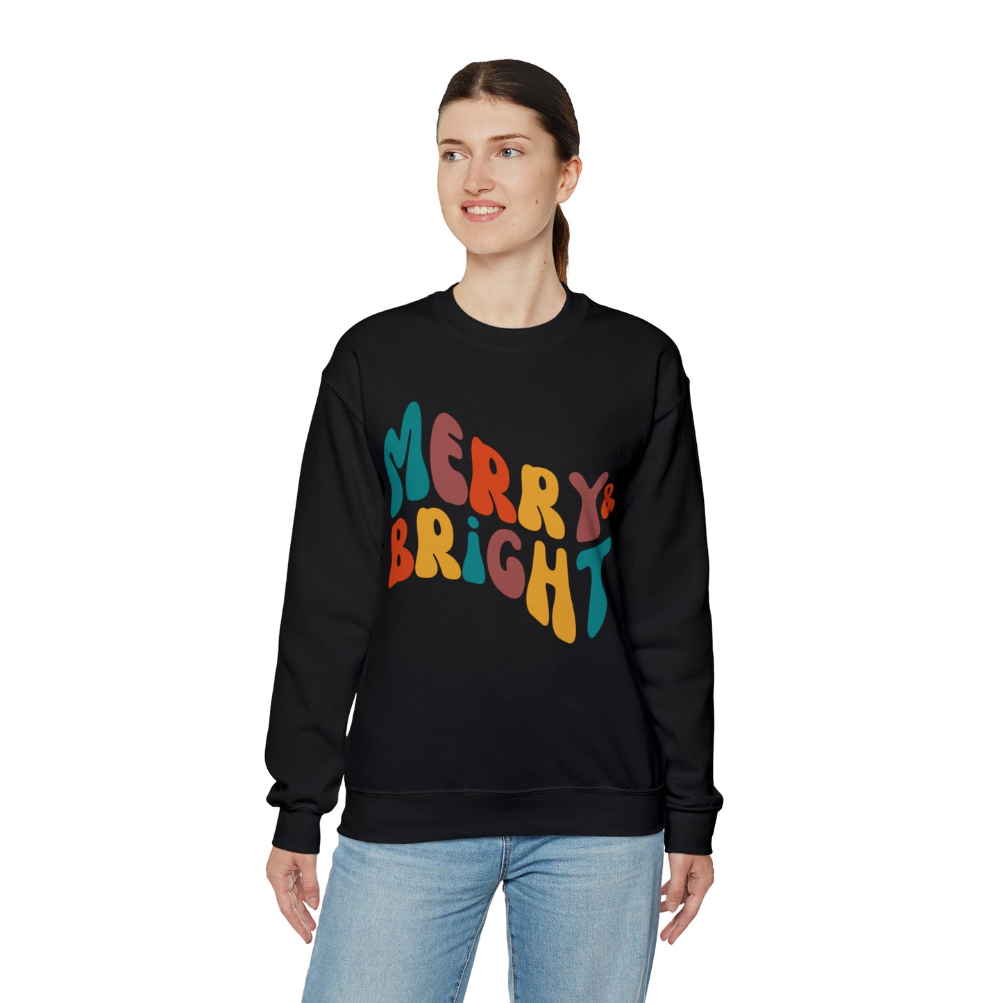 Merry & Bright - Crewneck Sweatshirt - Christmas