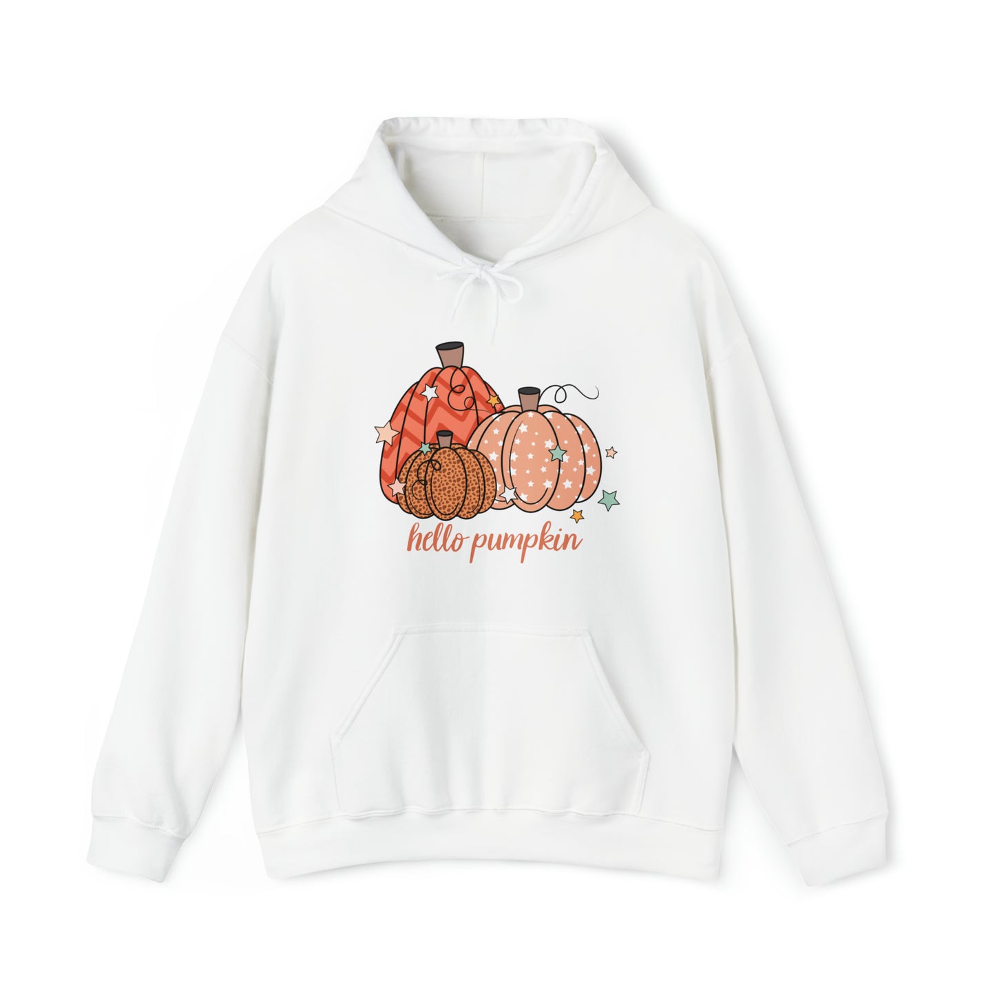 Hello Pumpkin - Fall-Theme Hooded Sweatshirt