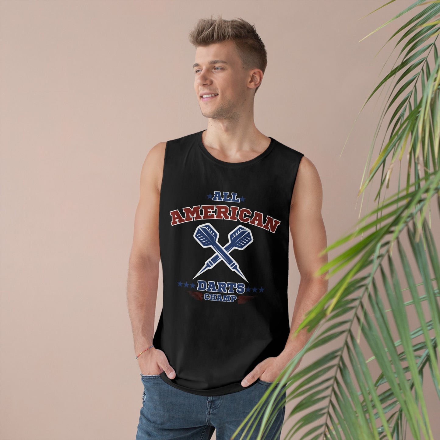 All-American Darts Champ - Unisex Cotton Tank