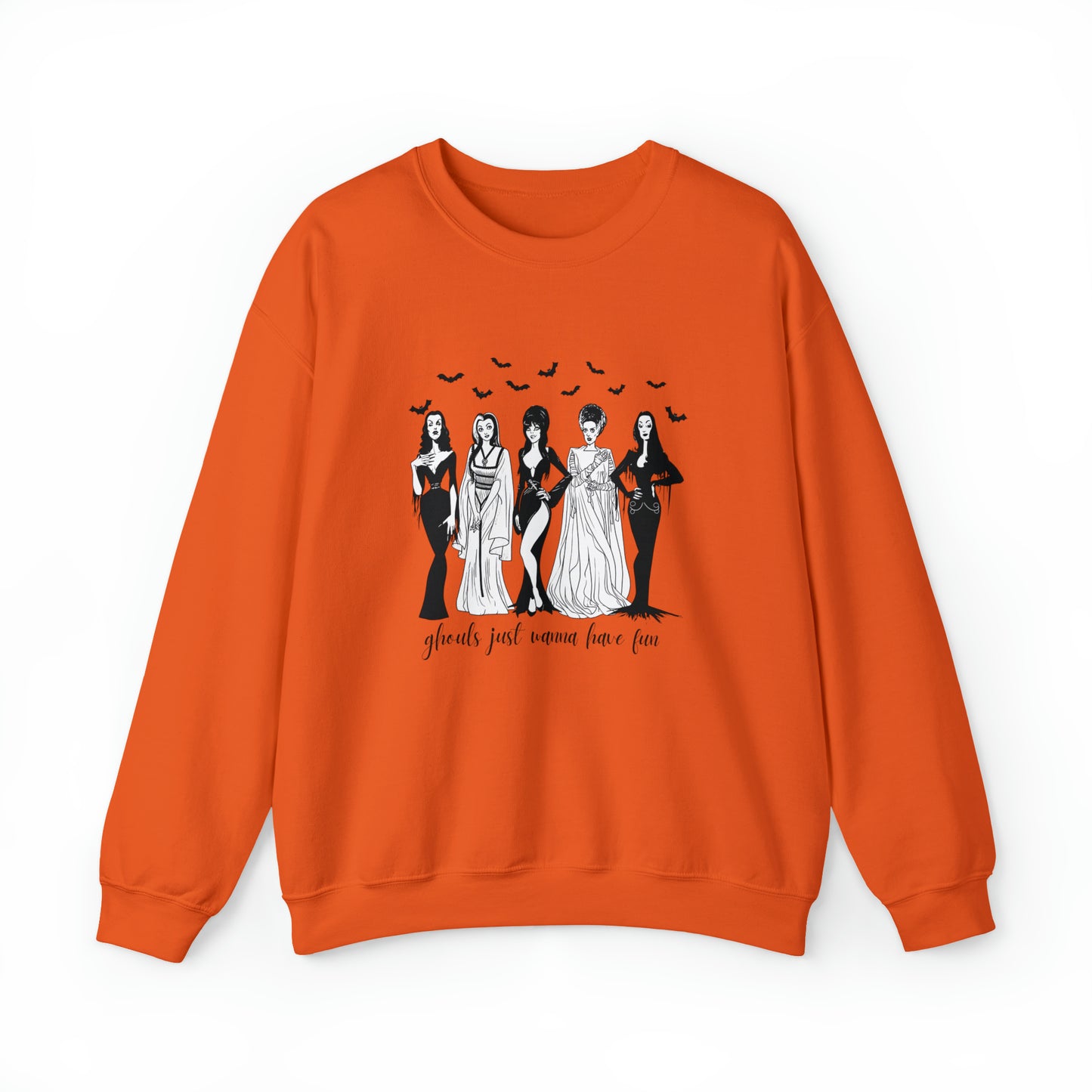 Ghouls Just Wanna Have Fun - Halloween-Themed Crewneck Sweatshirt - Women of Horror