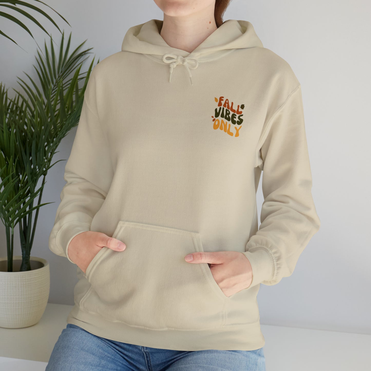 Fall Vibes Only Hooded Sweatshirt - Fall and Halloween