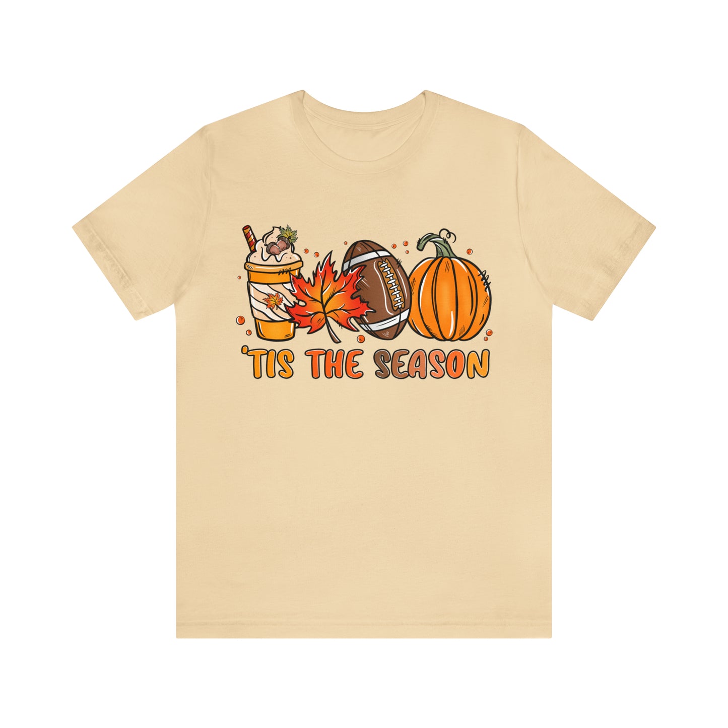 Tis the Season (For Football) T-Shirt - Cozy Autumn Vibes Tee