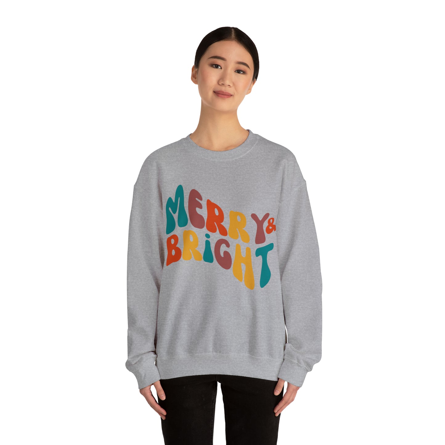 Merry & Bright - Crewneck Sweatshirt - Christmas