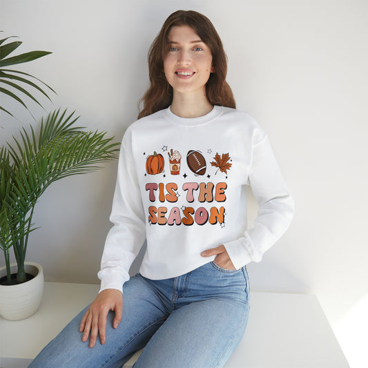 Tis the Season - Fall-Themed Crewneck Sweatshirt