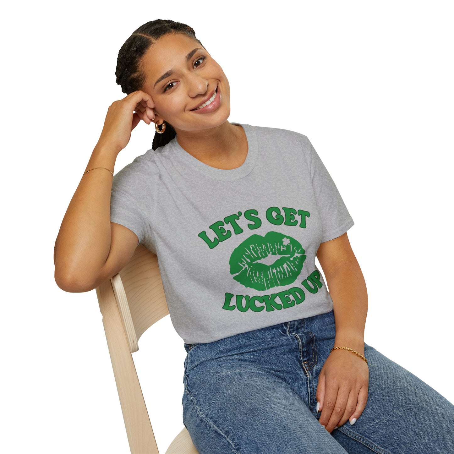 Let's Get Lucked Up - Softstyle T-Shirt - St. Patrick's Day - March Tees