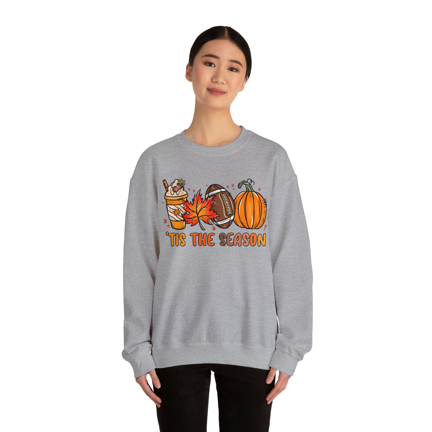 Tis the Season - Fall-Themed Crewneck Sweatshirt