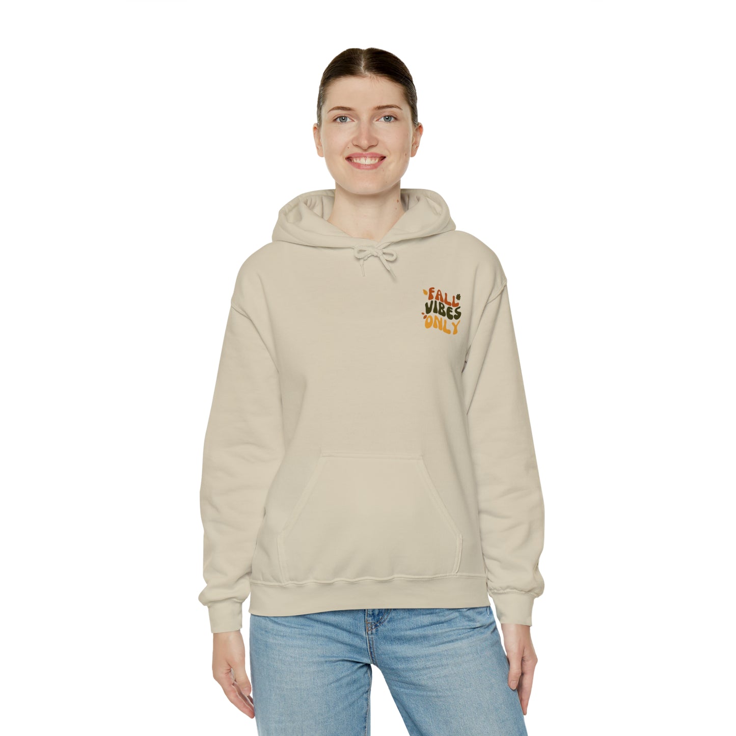 Fall Vibes Only Hooded Sweatshirt - Fall and Halloween