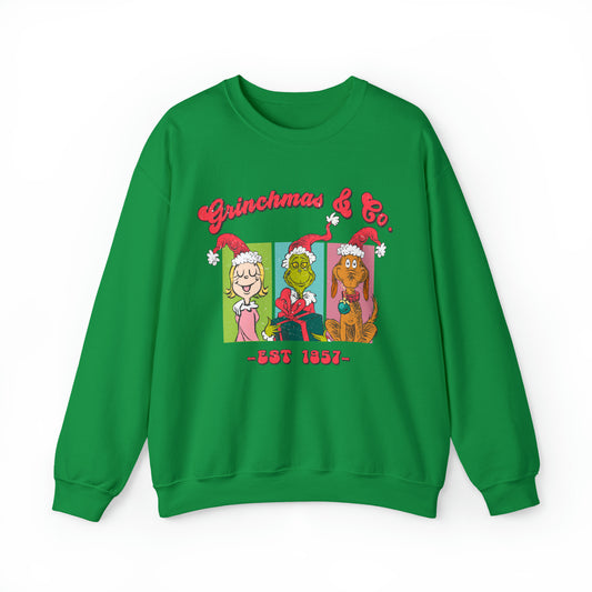 Grinchmas & Co. - Est. 1957 - Crewneck Sweatshirt - Christmas