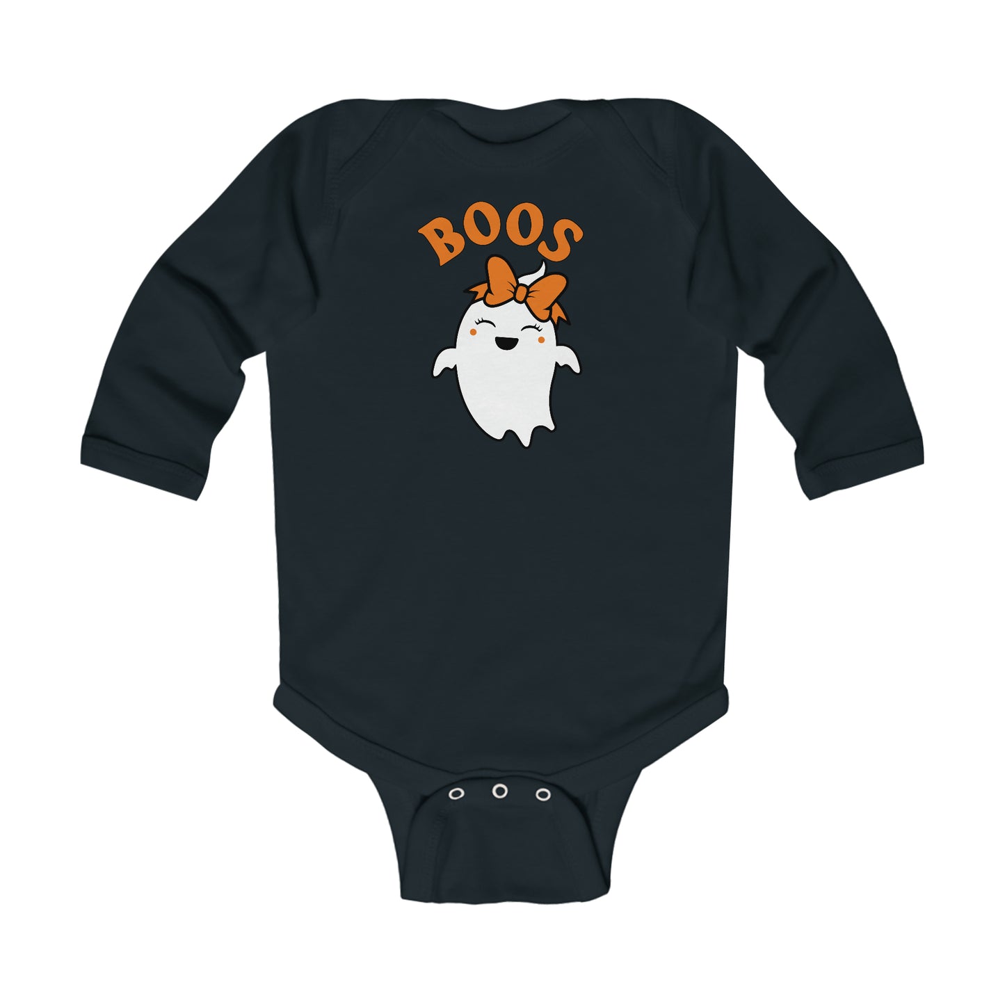 Best Boos Halloween T-Shirt Set for Besties - Infant Long Sleeve Bodysuit - BOOS