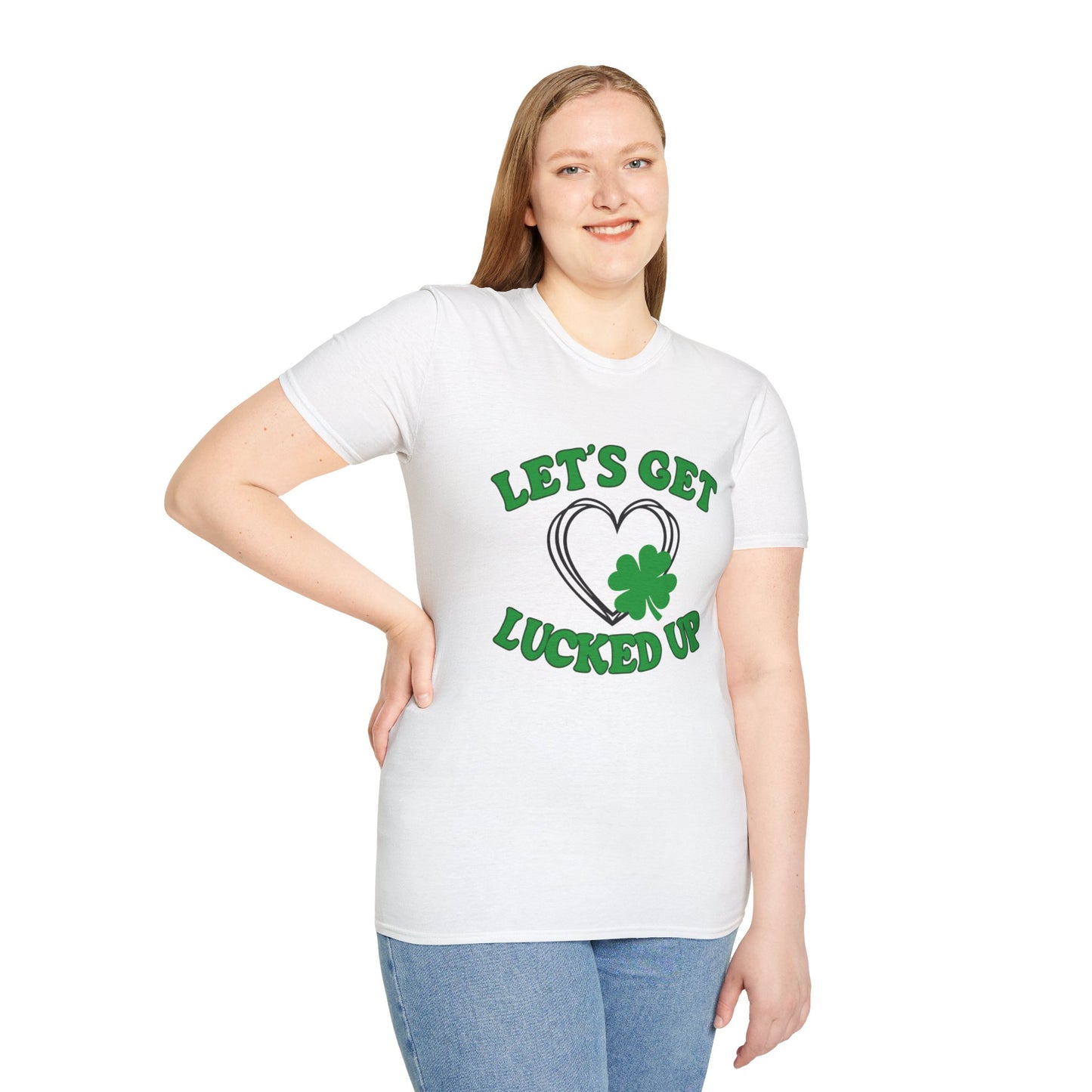 Let's Get Lucked Up - Softstyle T-Shirt - St. Patrick's Day - March Tees