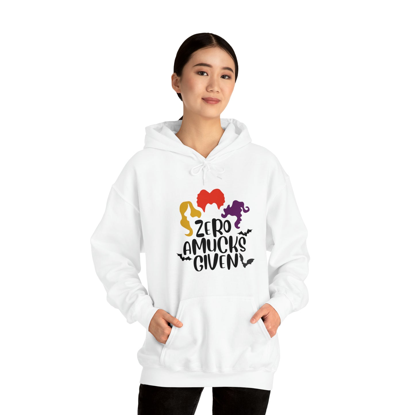 Zero Amucks Given- Hooded Sweatshirt - Hocus Pocus