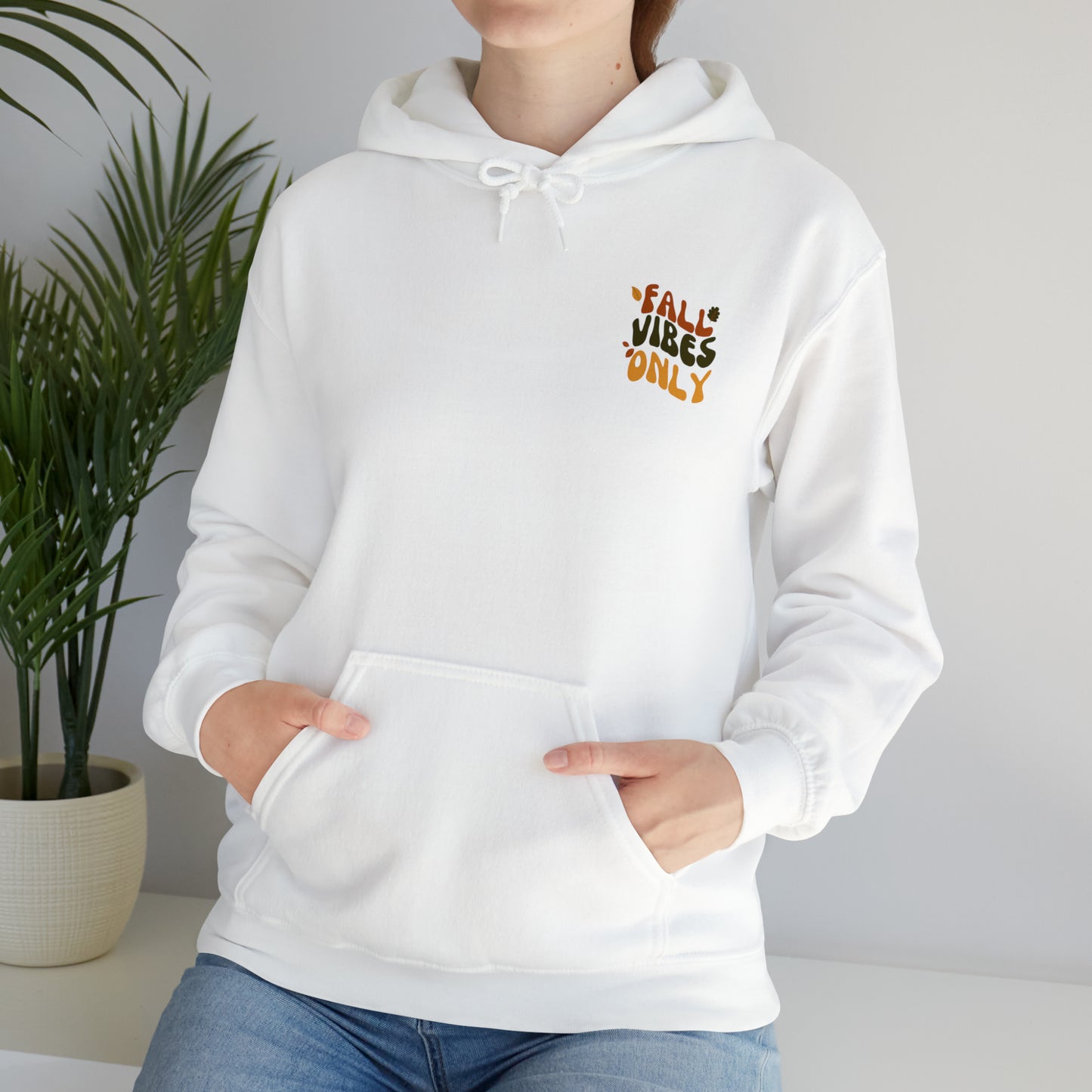 Fall Vibes Only Hooded Sweatshirt - Fall and Halloween