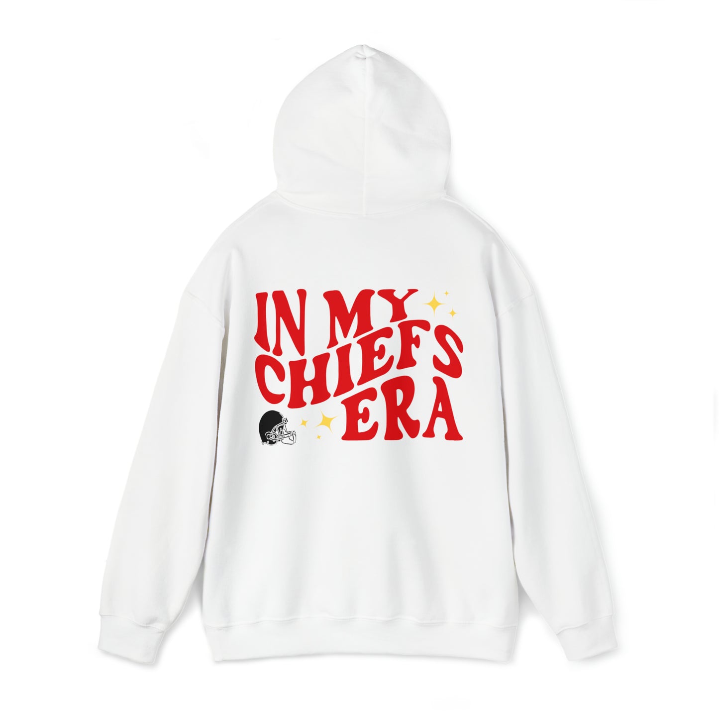 In My Chiefs Era - Football Fan Hooded Sweatshirt - Travis Kelce/Taylor Swift