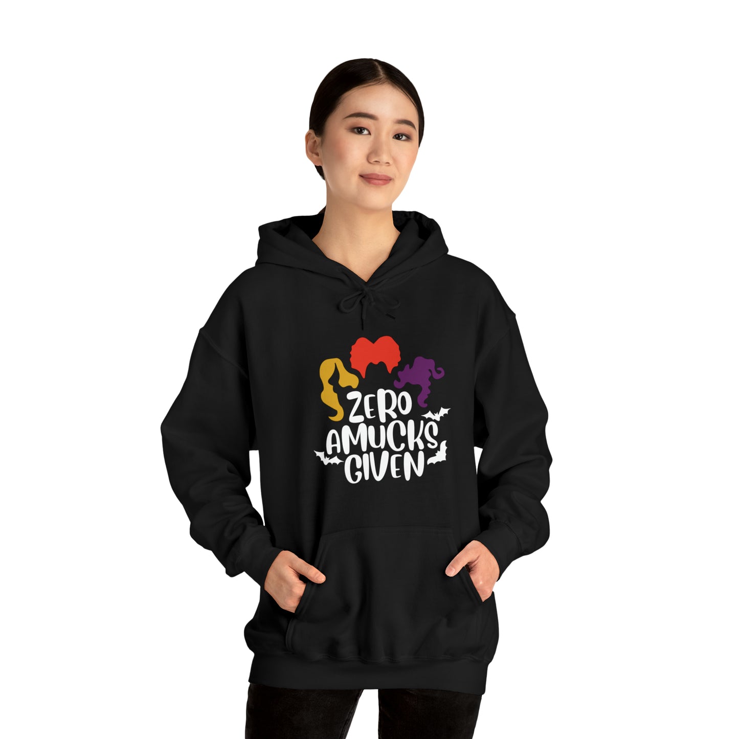 Zero Amucks Given- Hooded Sweatshirt - Hocus Pocus