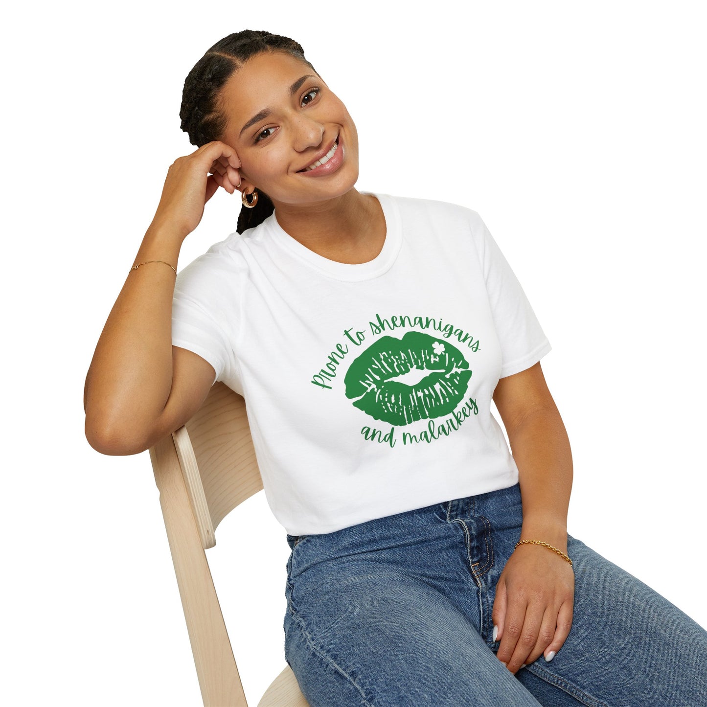 Prone to Shenanigans and Malarkey - Softstyle T-Shirt - St. Patrick's Day - March Tees