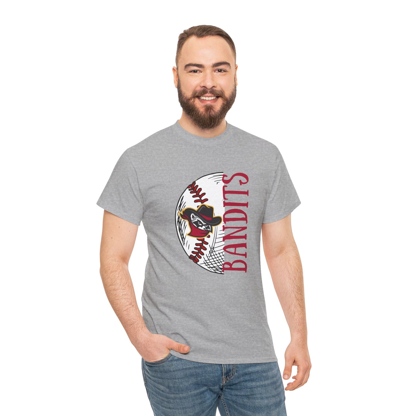 Bandits Baseball - Unisex Cotton T-shirt