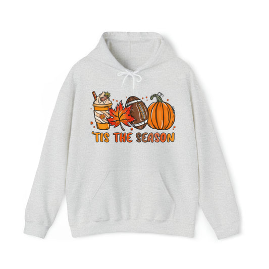 Tis the Season - Fall-Themed Hooded Sweatshirt