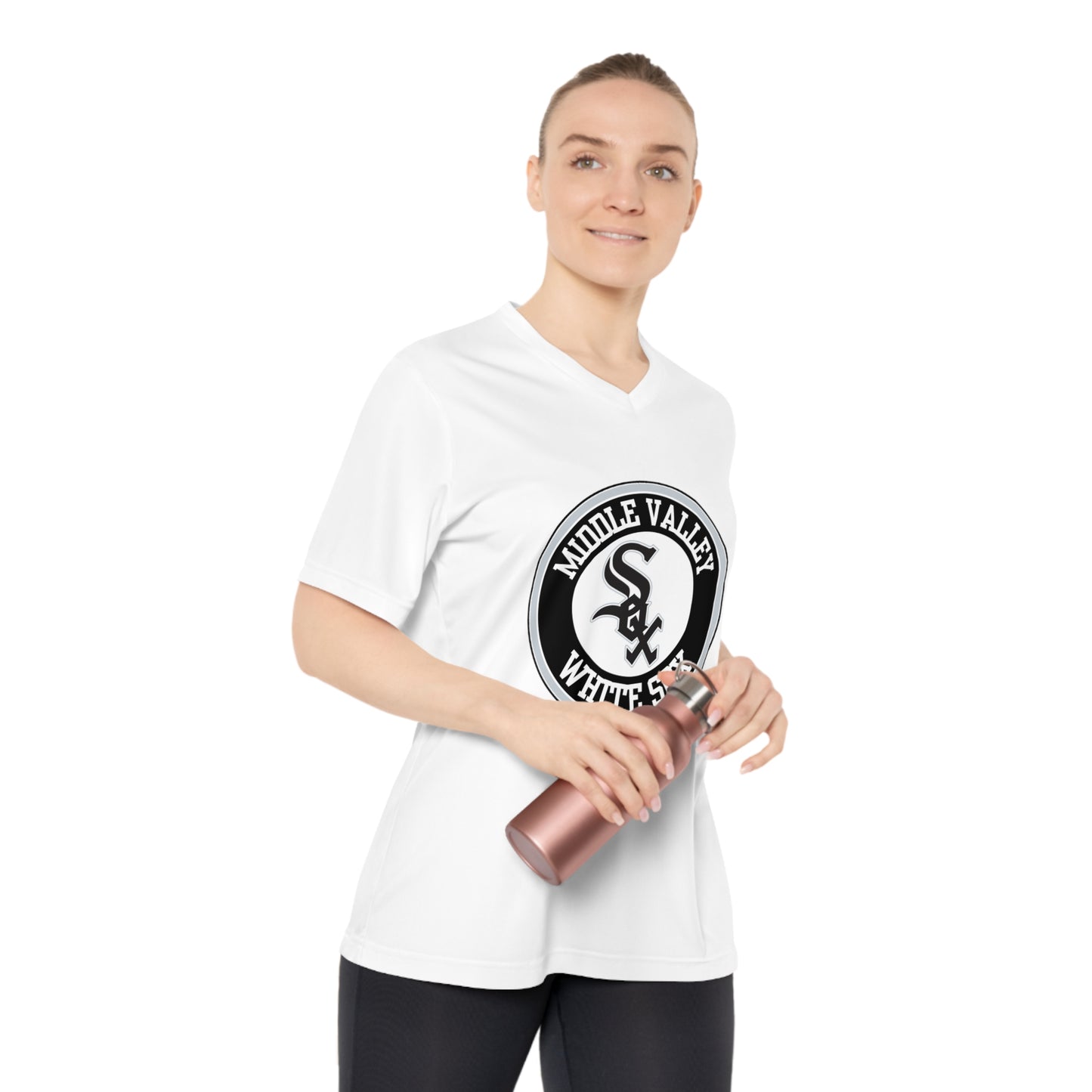 Middle Valley White Sox - Women's Performance V-Neck T-Shirt