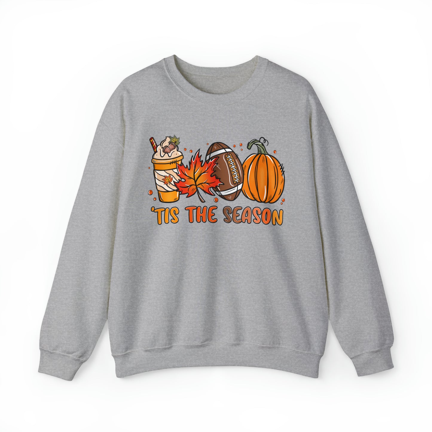 Tis the Season - Fall-Themed Crewneck Sweatshirt