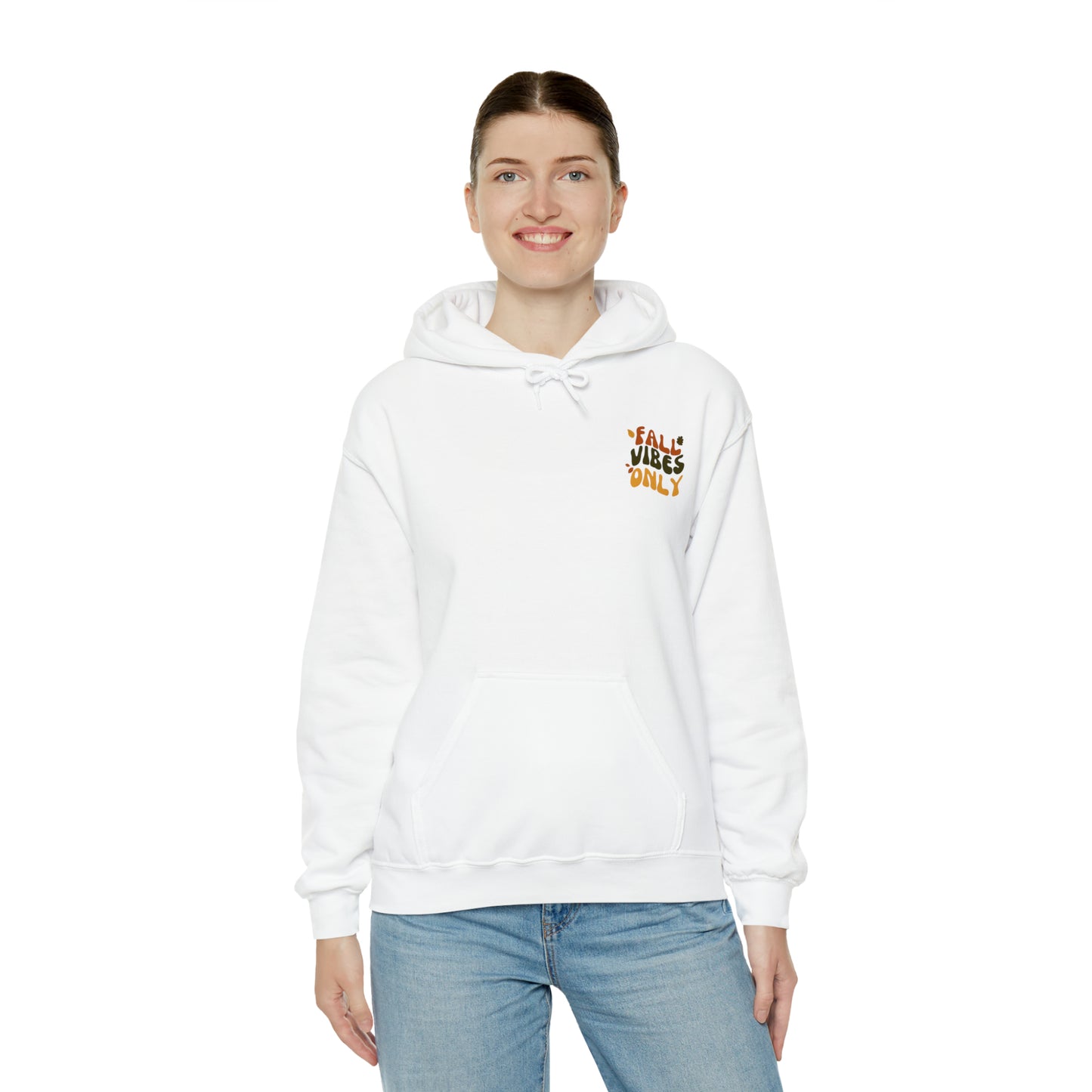 Fall Vibes Only Hooded Sweatshirt - Fall and Halloween