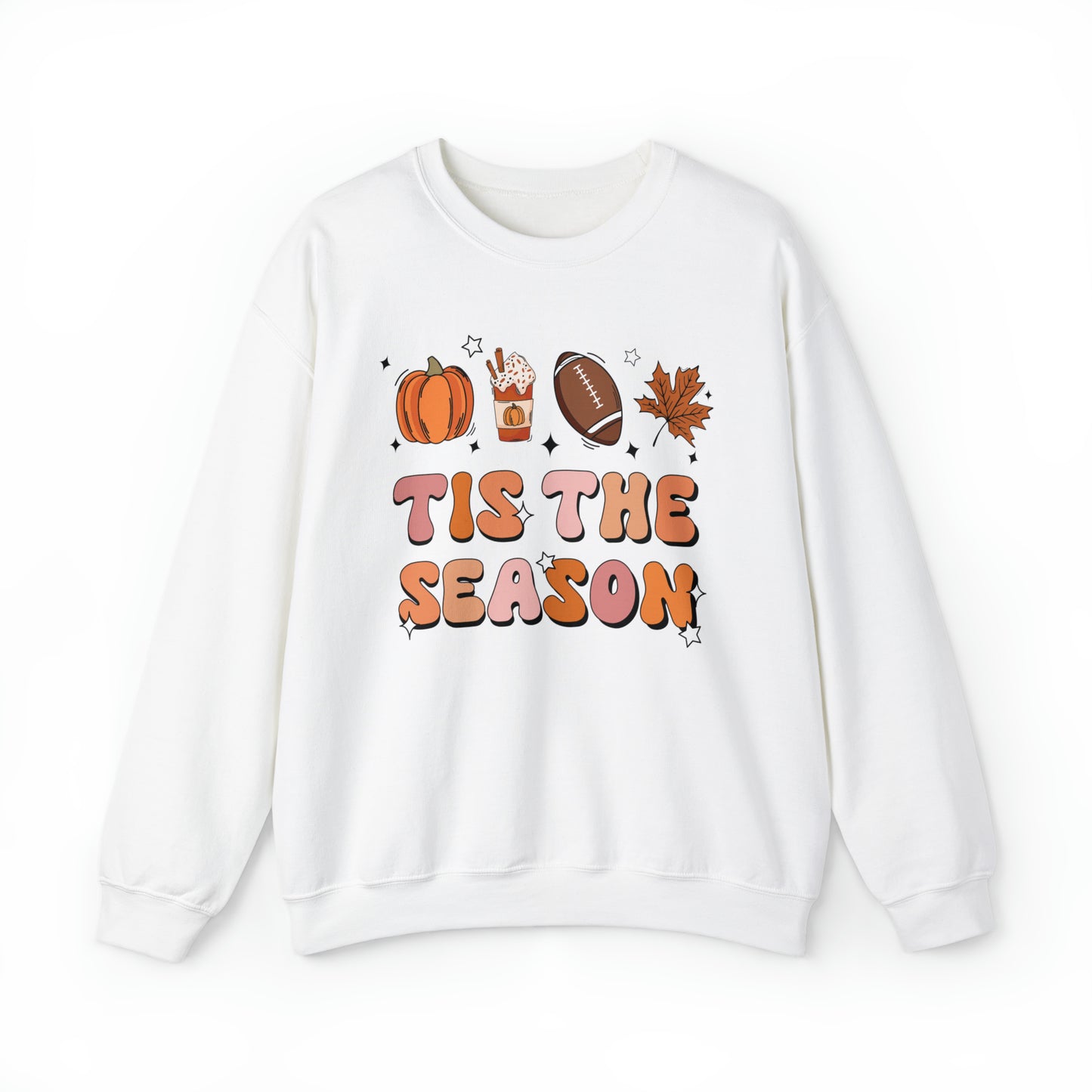 Tis the Season - Fall-Themed Crewneck Sweatshirt